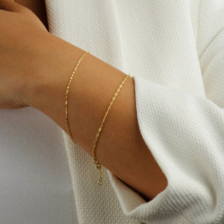 Singapore Chain Bracelet  10K – Anne Sportun Fine Jewellery