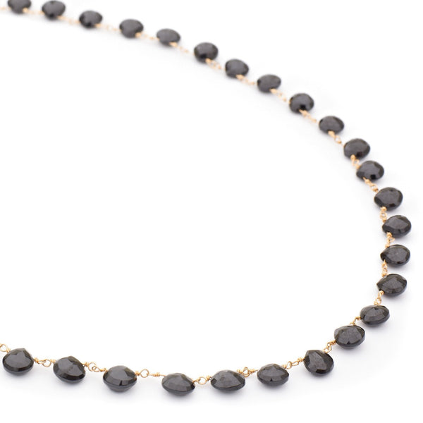 Heart Briolette Spinel Necklace Anne Sportun Fine Jewellery