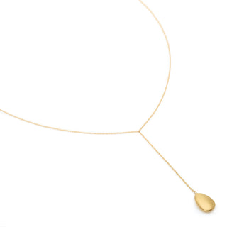 Petal Oval Pendant Drop Chain - Anne Sportun Fine Jewellery