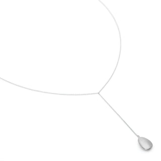 Petal Oval Pendant Drop Chain
