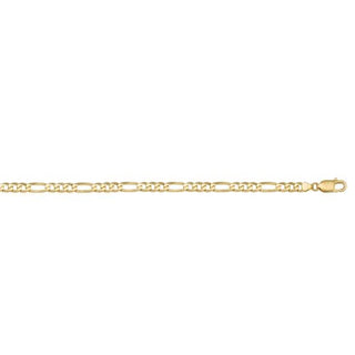 3.7mm Hollow Figaro Link Chain | 10k Yellow