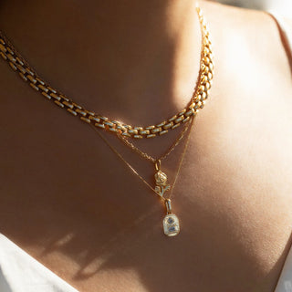 Panther Chain Necklace | Gold Plated Brass