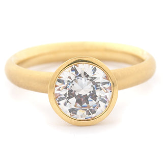 The Classic Anne Bezel Engagement Ring Mount