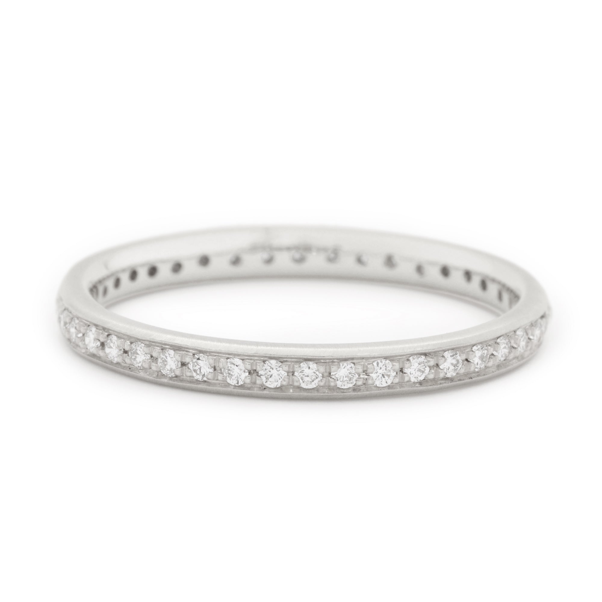 2mm Single Row Diamond Pave Band Anne Sportun Fine Jewellery