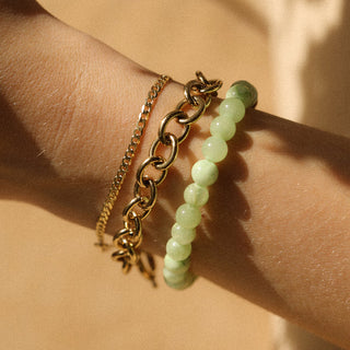 Social Bracelet | Green Chalcite