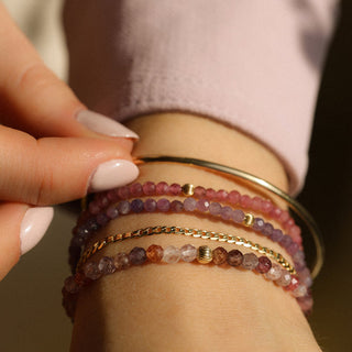 Social Mini Bracelet | Purple Sapphire